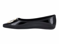 Zapatos Flats Luna Rosa Negros para Mujer