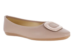 Zapatos Flats Luna Rosa Color Maquillaje para Mujer