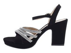 Sandalias de Tacón SARY Negro para Mujer