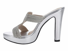 Zapatillas Sary Plata para Mujer
