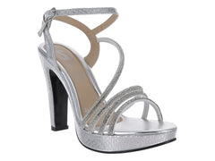 Sandalias Sary Plata con Plataforma para Mujer