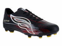 Tenis de Fútbol Furia Negro Rojo y Oro para Hombre