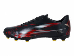 Tenis de Fútbol Furia Negro Rojo y Oro para Hombre