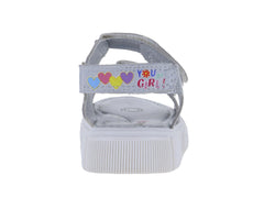 Sandalias Teen Bambino Plata para Niña