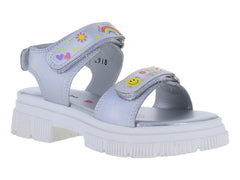Sandalias Teen Bambino Plata para Niña