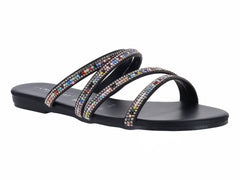 Sandalias Crivelli Negro para Mujer