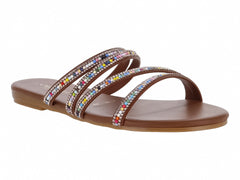 Sandalias Crivelli Café para Mujer