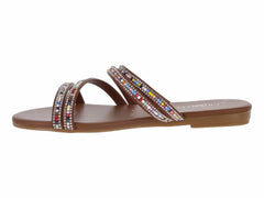 Sandalias Crivelli Café para Mujer