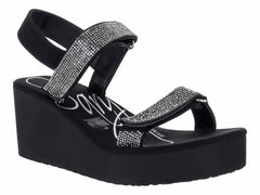 Sandalias Sary Plataforma Negro para Mujer
