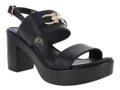 Zapatillas Luna Rosa Negro para Mujer