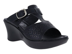 Sandalias Luna Rosa Negro para Mujer