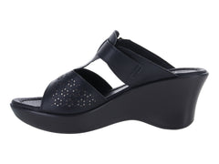 Sandalias Luna Rosa Negro para Mujer