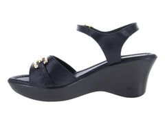 Sandalias Luna Rosa Negro para Mujer