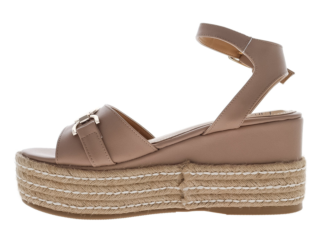 Sandalias de Plataforma Luna Rosa Color Maquillaje para Mujer