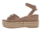 Sandalias de Plataforma Luna Rosa Color Maquillaje para Mujer