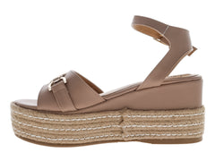 Sandalias de Plataforma Luna Rosa Color Maquillaje para Mujer