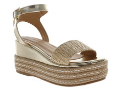 Sandalias Luna Rosa Oro Inglés para Mujer
