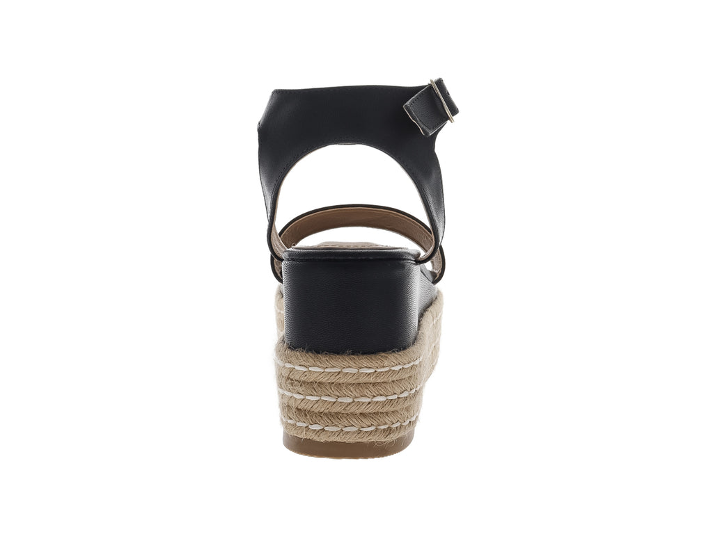 Sandalias de Plataforma Luna Rosa Negro para Mujer
