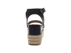 Sandalias de Plataforma Luna Rosa Negro para Mujer