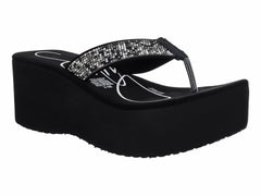 Sandalias SARY Plataforma Negro para Mujer