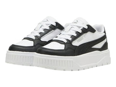 Tenis PUMA Carmen II Idol Blanco, Negro y Plata para Niña
