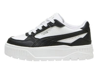 Tenis PUMA Carmen II Idol Blanco, Negro y Plata para Niña