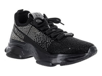 Tenis Steve Madden Sneakers Negro Pewtre Myster Para Mujer