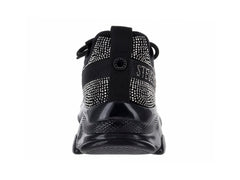 Tenis Steve Madden Negro Plata para Mujer