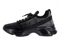 Tenis Steve Madden Sneakers Negro Pewtre Myster Para Mujer