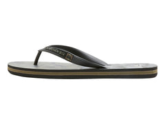 Sandalias Quiksilver Molokai Art II Negro y Marrón para Hombre