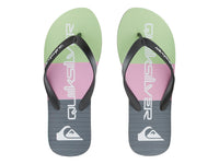 Sandalias Quiksilver Molokai Stripe Negro y Verde para Hombre