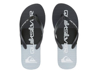 Sandalias Quiksilver Molokai Stripe Negro y Gris para Hombre