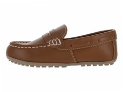 Zapatos Mocasín Coqueta Café para Niño