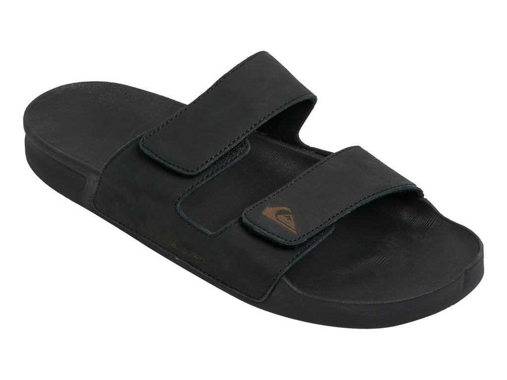 Sandalias Quiksilver Rivi Leather Negro para Hombre