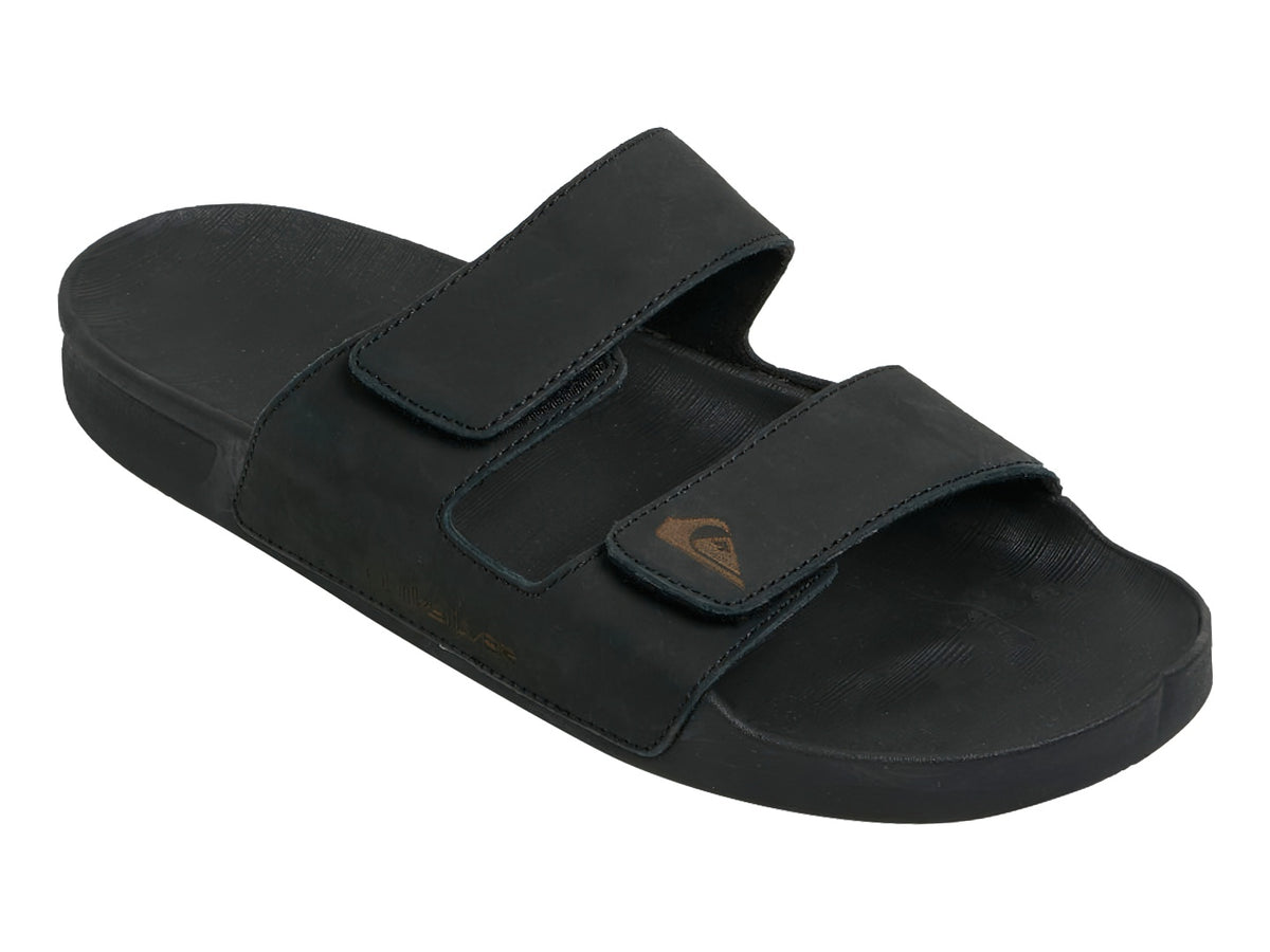 Sandalias Quiksilver Rivi Leather Negro para Hombre