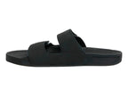 Sandalias Quiksilver Rivi Leather Negro para Hombre