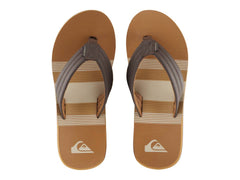 Sandalias Quiksilver Carver Print Color Tan para Hombre