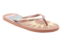Sandalias ROXY Viva Stamp II Color Café para Mujer
