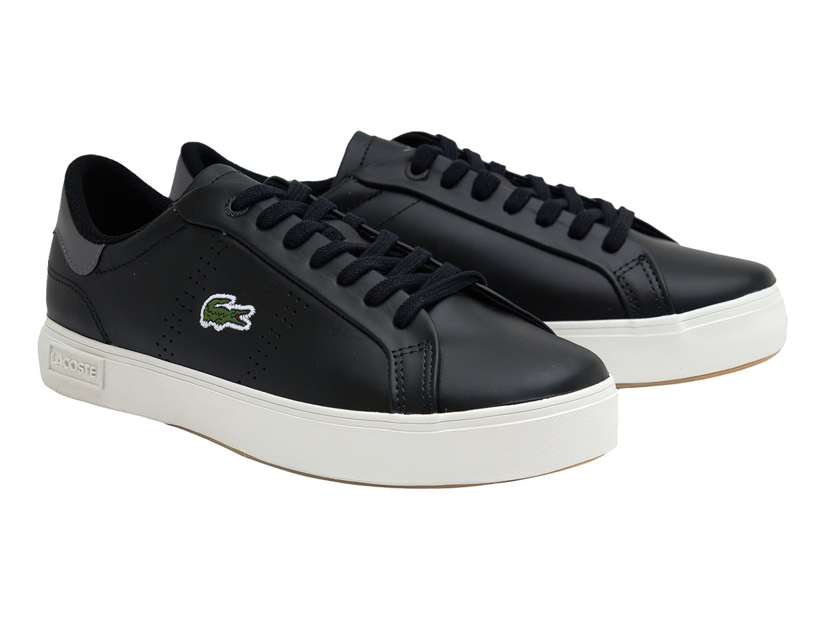 Tenis Lacoste Powercourt Negro para Hombre