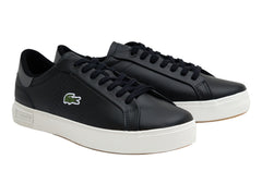 Tenis Lacoste Powercourt Negro para Hombre