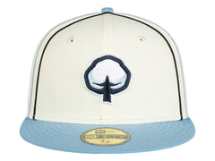 Gorra New Era 5950 Blanco y Azul
