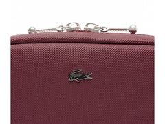 Bolso Crossbody Lacoste Tinto para Mujer