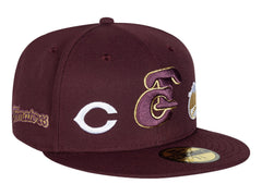 Gorra New Era 59Fifty All Logos Morado Oscuro