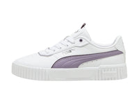Tenis PUMA Carina 2.0 Lux Blanco y Morado para Mujer