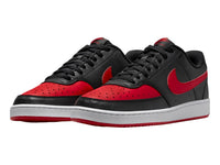 Tenis Nike Court Vision Lo Negro y Rojo para Hombre