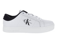 Tenis Calvin Klein Negro Blanco 01444 Para Mujer