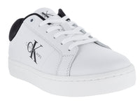 Tenis Calvin Klein Negro Blanco 01444 Para Mujer