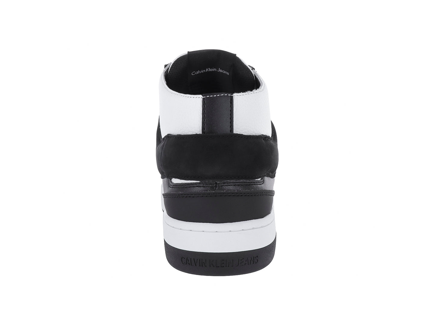 Tenis Calvin Klein Negro Blanco 01578 Para Mujer