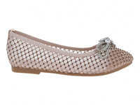 Zapatos Roze Flats Dama 24283K Para Mujer