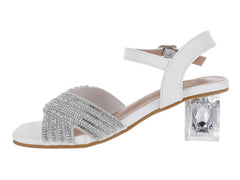 Sandalias Elegantes ROZE Blancas para Niña